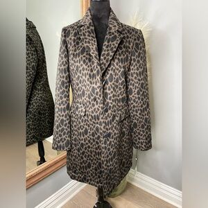 Laundry by Shelli Segal Leopard-Print Coat